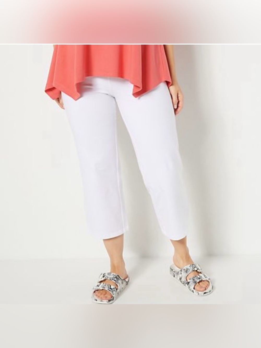 Women with Control TALL full leg cropped pants NWOT